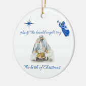kerstversiering keramisch ornament (Links)