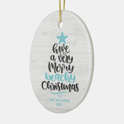 kerstversiering keramisch ornament (Links)