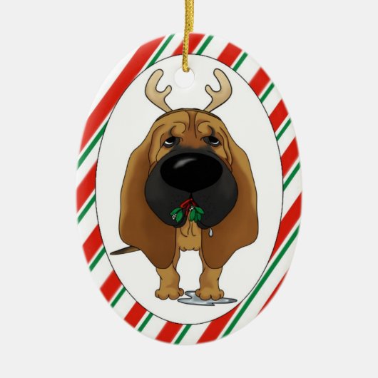kerstversiering keramisch ornament (Voorkant)