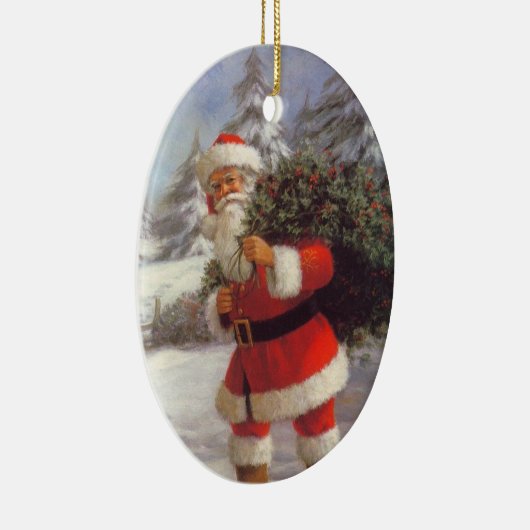  kerstversiering keramisch ornament (Rechts)