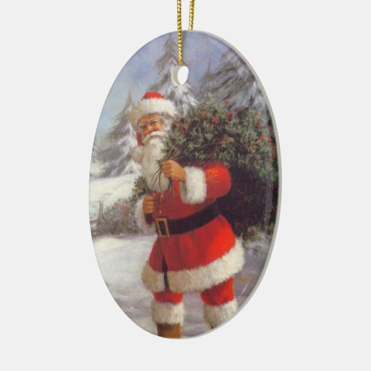  kerstversiering keramisch ornament (Links)