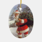  kerstversiering keramisch ornament (Voorkant)