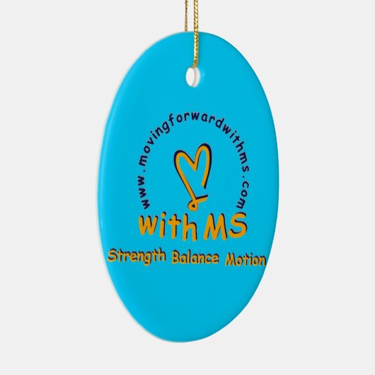 kerstversiering keramisch ornament (Rechts)