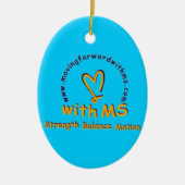 kerstversiering keramisch ornament (Voorkant)