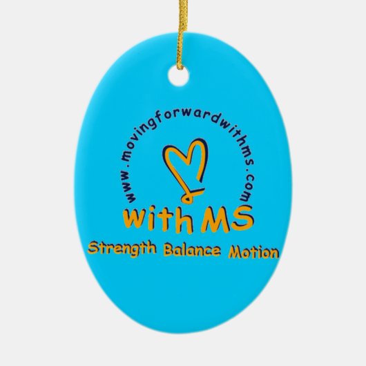 kerstversiering keramisch ornament (Voorkant)