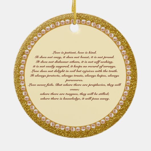 kerstversiering keramisch ornament (Achterkant)