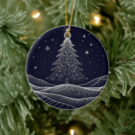 kerstversiering keramisch ornament