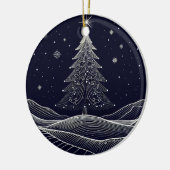 kerstversiering keramisch ornament (Links)