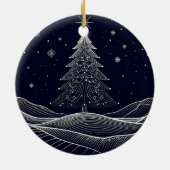 kerstversiering keramisch ornament (Achterkant)