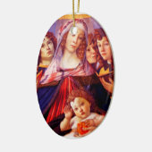 kerstversiering keramisch ornament (Links)