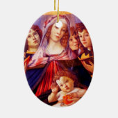 kerstversiering keramisch ornament (Achterkant)