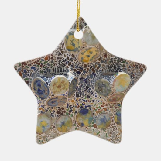 kerstversiering keramisch ornament (Voorkant)