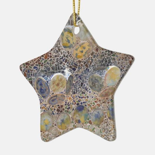 kerstversiering keramisch ornament (Links)