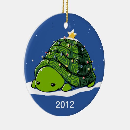 kerstversiering keramisch ornament (Rechts)