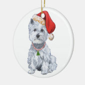 kerstversiering keramisch ornament (Links)