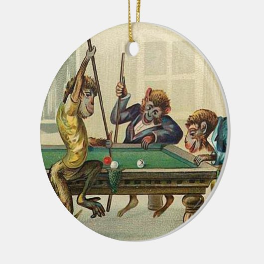  kerstversiering keramisch ornament (Links)