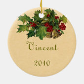 kerstversiering keramisch ornament (Achterkant)