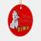 kerstversiering keramisch ornament (Rechts)