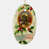 kerstversiering keramisch ornament (Rechts)