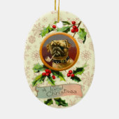 kerstversiering keramisch ornament (Achterkant)