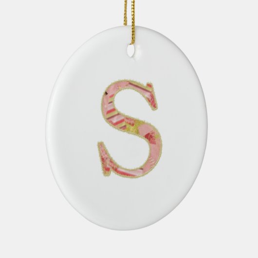 kerstversiering keramisch ornament (Rechts)