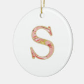 kerstversiering keramisch ornament (Links)