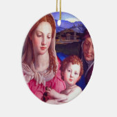 kerstversiering keramisch ornament (Rechts)