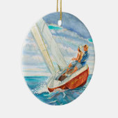 Kerstversiering Keramisch Ornament (Rechts)