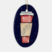 kerstversiering keramisch ornament (Rechts)