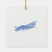 kerstversiering keramisch ornament (Achterkant)