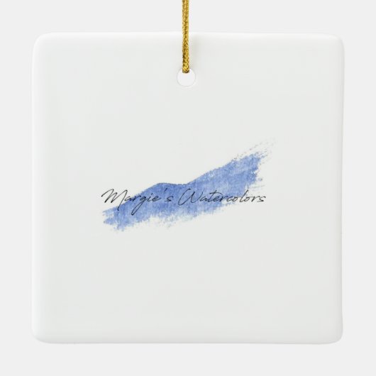 kerstversiering keramisch ornament (Achterkant)