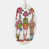 kerstversiering keramisch ornament (Rechts)