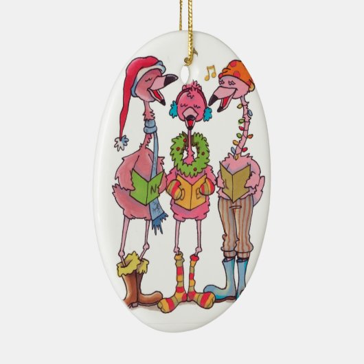 kerstversiering keramisch ornament (Rechts)