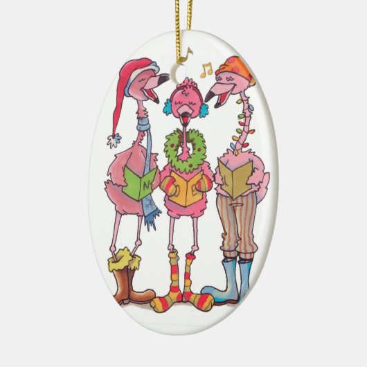 kerstversiering keramisch ornament (Links)