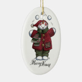 kerstversiering keramisch ornament (Rechts)