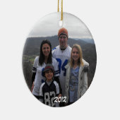 kerstversiering keramisch ornament (Rechts)