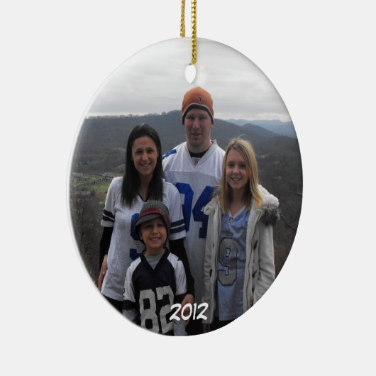 kerstversiering keramisch ornament (Rechts)