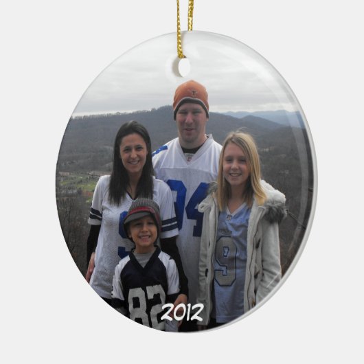 kerstversiering keramisch ornament (Links)