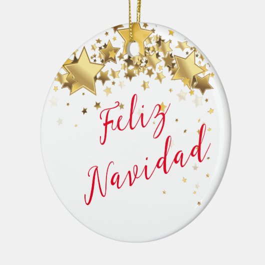 kerstversiering keramisch ornament (Links)