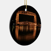 kerstversiering keramisch ornament (Rechts)