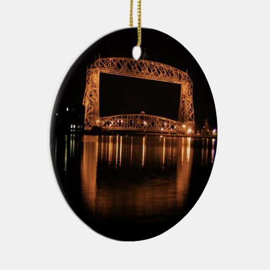 kerstversiering keramisch ornament (Rechts)