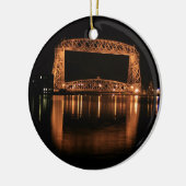 kerstversiering keramisch ornament (Links)