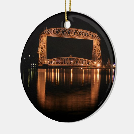 kerstversiering keramisch ornament (Links)