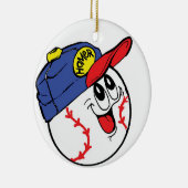 kerstversiering keramisch ornament (Rechts)