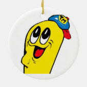 kerstversiering keramisch ornament (Achterkant)