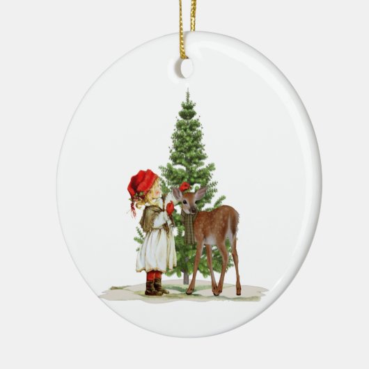 kerstversiering keramisch ornament (Links)