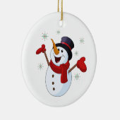kerstversiering keramisch ornament (Rechts)