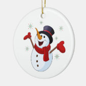 kerstversiering keramisch ornament (Links)