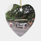 kerstversiering keramisch ornament (Rechts)