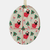 kerstversiering keramisch ornament (Rechts)